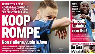 Today’s Papers – Koopmeiners chaos for Juventus, Soule cried for Roma