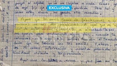 Analizamos la carta de 4 folios que Rosario Porto escribió de su puño y letra a Alfonso Basterra, ambos ya en prisión