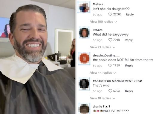 ... Far From The Tree": People Are Reacting To A Video Of Donald Trump Jr. Calling His Daughter "Sexy"