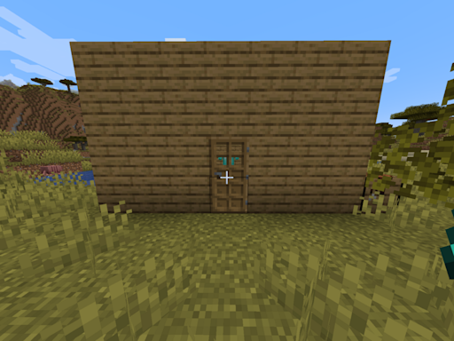 How To Make A Door In Minecraft