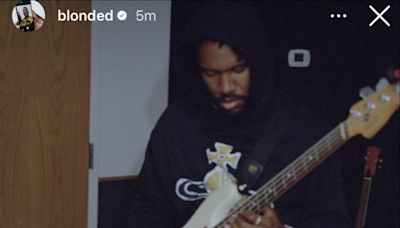 Frank Ocean shares studio snap, is new music on the way?