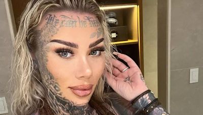 'Britain's most tattooed woman' gets daring ink on her bum - but it has a huge downside