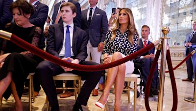 Info about Barron Trump as he starts college in New York, like his social media and height