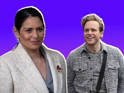 Priti Patel dragged for bizarre ‘cringeworthy’ post celebrating Olly Murs’ baby