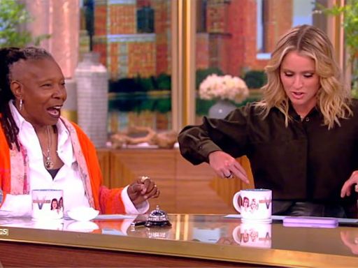 “The View” star Sara Haines asks cohosts to stop looking at her skirt live on air: 'I expect it from the men!'