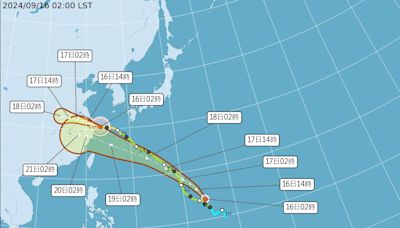 雙颱擾中秋「賞月碰運氣」！葡萄桑影響台灣時間曝光