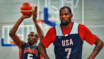 Kevin Durant takes big step toward returning from injury for Team USA