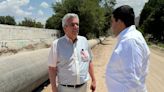 Homero Martínez, alcalde de Lerdo, recorre obras de Agua Saludable para La Laguna