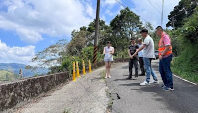 路基掏空裂縫高低差7公分 陳乃瑜批新北市府竟拒修繕