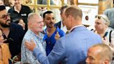 Prince William surprised by kiss from Paul Gascoigne