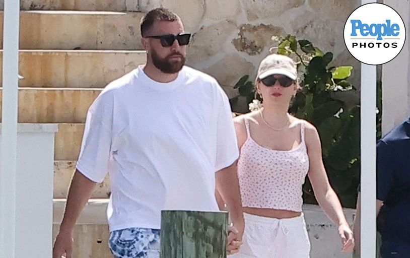 Taylor Swift and Travis Kelce Spotted Strolling Hand-in-Hand During Romantic Bahamas Vacation: PHOTOS