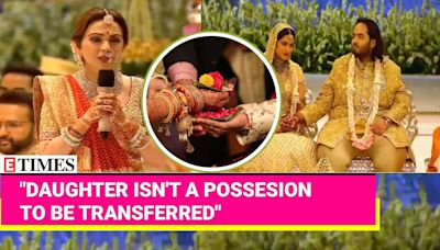 'Life's Biggest Blessings': Nita Ambani Explains Border Significance Of 'Kanyadaan' on Anant-Radhika Wedding | Watch