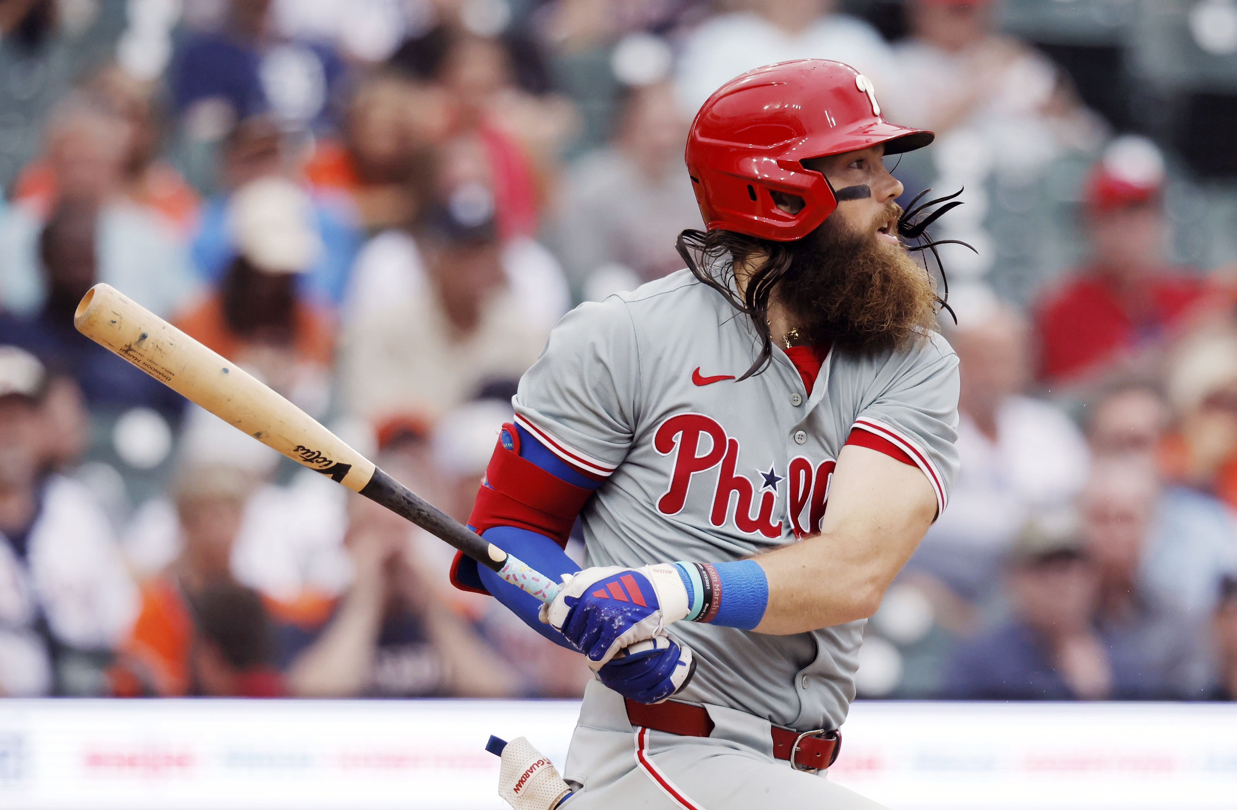 Marsh has four hits and four RBIs as Phillies beat Tigers 6-2