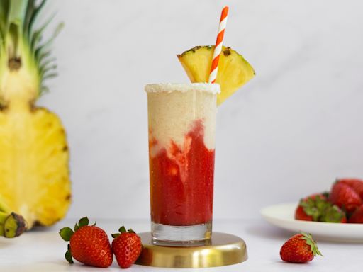 The 2-Layered Frozen Drink You Need For Cooling Off This Summer