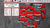 Ohio ties record for most tornadoes in a year at 62