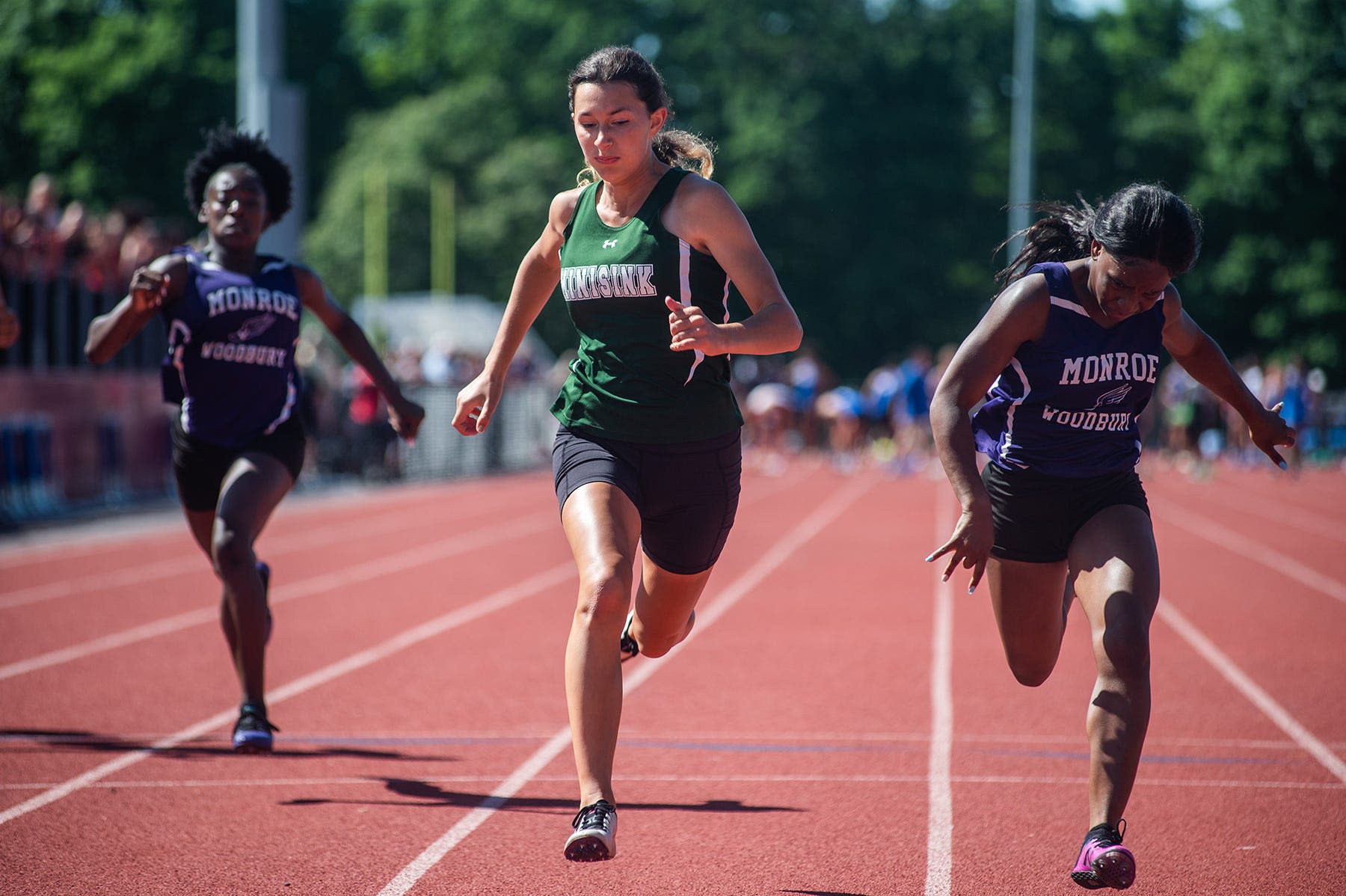 The Section 9 girls outdoor track and field leaders for 2024 season