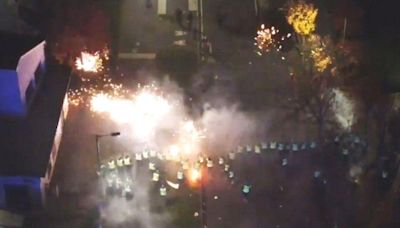 Police officers plan legal claim after Bonfire Night attack