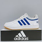 adidas HOOPS 3.0 男生 白色 小白鞋 皮革 舒適 運動 休閒鞋 GY5435