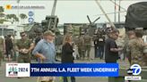 USS Carl Vinson arrives at Port of Los Angeles as Fleet Week festivities kick off