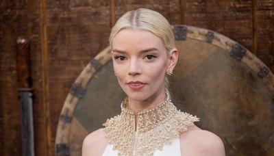 Anya Taylor-Joy Turns Heads in Piercing See-Through Beaded Dress With Arrows Sticking Out of It