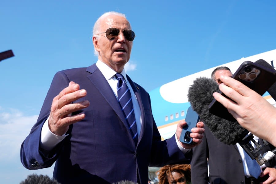 Biden says it was ‘mistake’ to say he wanted to put ‘bull’s-eye’ on Trump