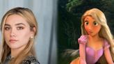 Remake live-action de Enredados podría estar en desarrollo y los fans piden a Florence Pugh como Rapunzel