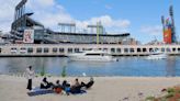 Giants add TVs outside Oracle Park for McCovey Cove kayakers