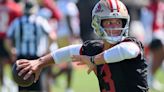 Purdy downplays on-field incident from 49ers practice