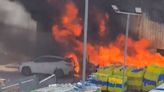 Huge fire breaks out at Evri warehouse in Bristol