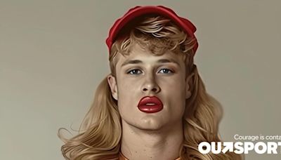 A RuPaul fan put Harrison Butker in housewife and Handmaid drag- Outsports