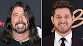 Foo Fighters invite 'superfan' Michael Bublé on stage for their cover of his song 'Haven't Met You Yet'