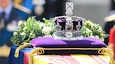 All About the Crown on Queen Elizabeth's Coffin During Procession Through London