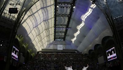 Fencing at the historic Grand Palais in Paris is one of the most popular views at the 2024 Olympics