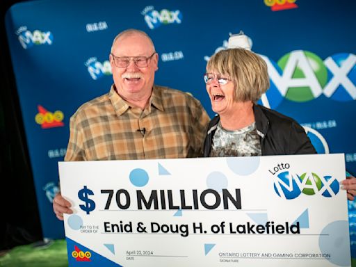 Ontario grandparents keep $70M Lotto Max win a secret from their family for almost two months