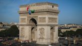 Paralympic 'agitos' hoisted over Arc De Triomphe