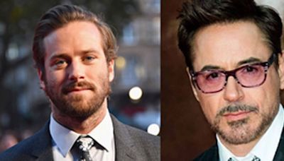 Armie Hammer denies Robert Downey Jr. paid for his rehab but gave important advice