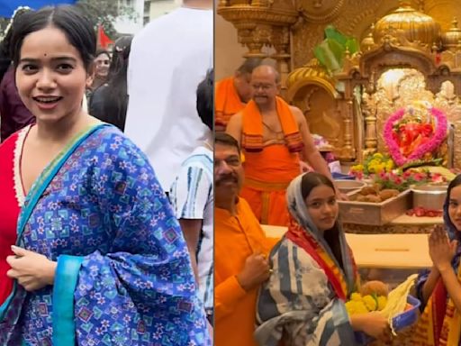 WATCH: Bigg Boss OTT 2 fame Manisha Rani visits Siddhivinayak temple to seek blessings; looks gorgeous in ethnic wear