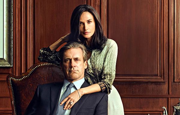 Demi Moore, Jon Hamm sizzle as oil tycoon couple in 1st pics from Yellowstone' creator's new show