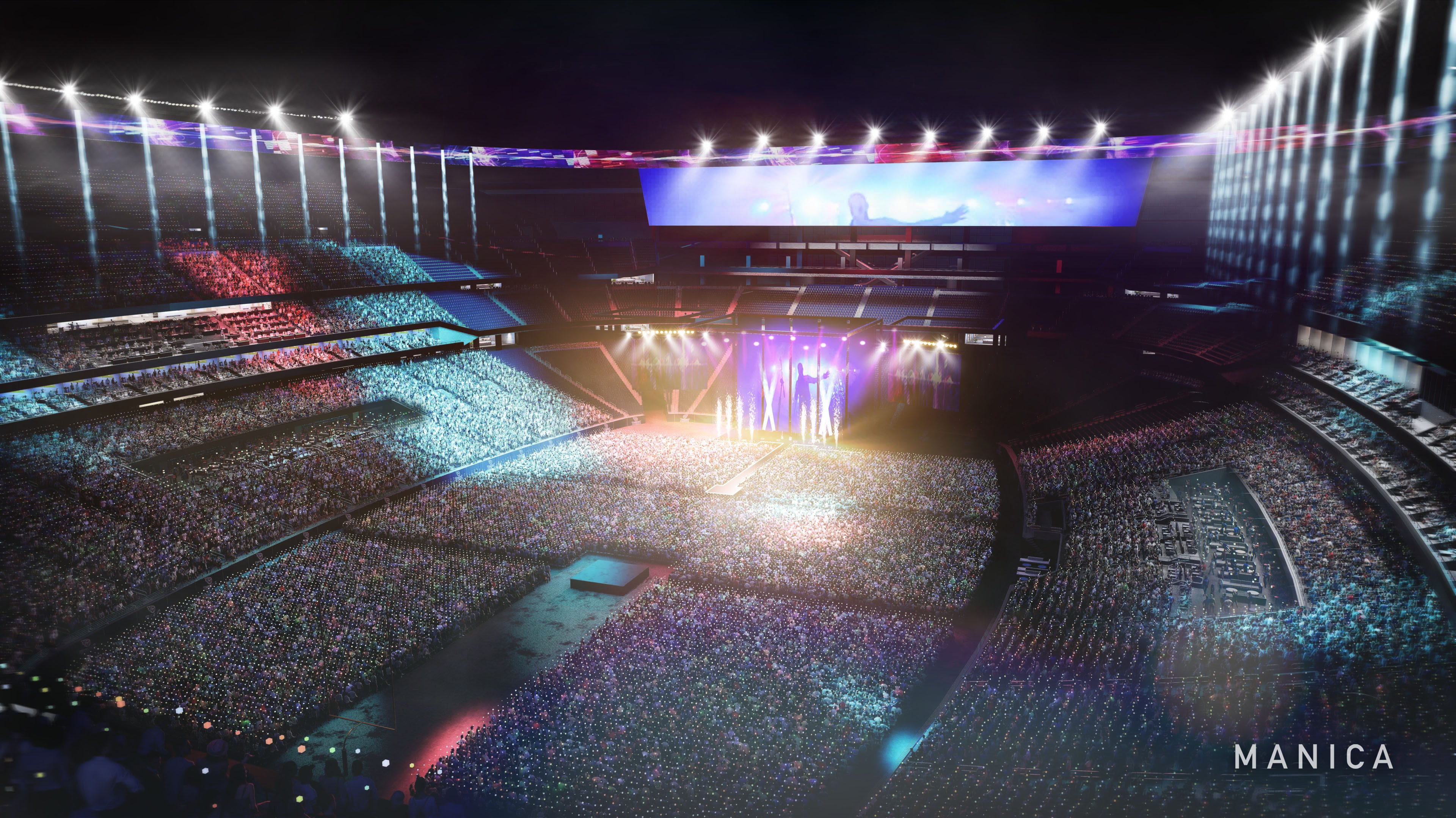 Nashville's new stadium will host more than football. Concerts are getting upgraded, too