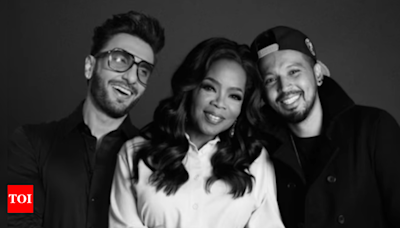 Ranveer Singh playfully drops a photoshopped image of himself with Oprah Winfrey; calls it a 'lovely memory' - See inside - Times of India