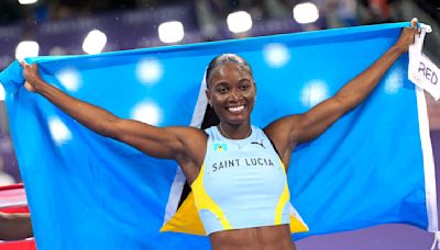 2024 Paris Olympics: Fans in St. Lucia erupt watching Julien Alfred win country’s first ever Olympic medal