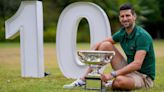 Players with most grand slam titles in their 30s as Novak Djokovic equals record