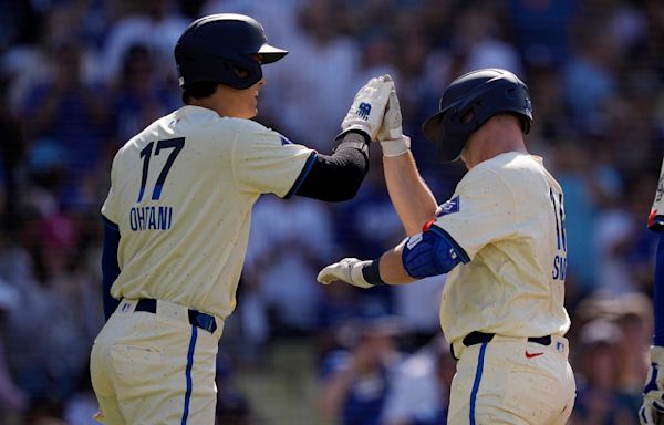 Ohtani, Vargas homer in 8th, Smith homers in 4th straight at-bat, Dodgers top Brewers 5-3