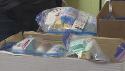 Pittsburgh-area special education students pack hygiene kits for their senior project