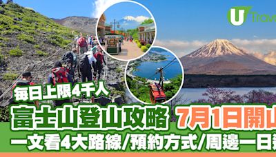 富士山登山攻略｜7月1日開山！每日上限4千人 登山路線/預約方式一文看清 | U Travel 旅遊資訊網站