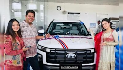 Isha Malviya Gifts Her Dad A Swanky New Car On His Birthday