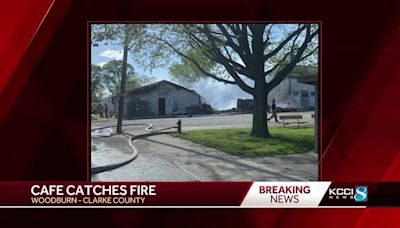 Clarke County cafe catches fire Tuesday afternoon