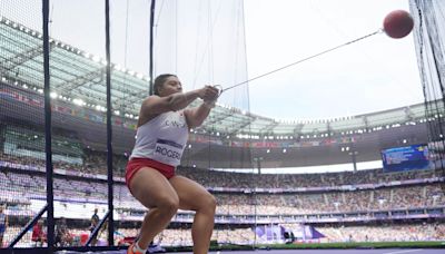 Cal Alum Camryn Rogers Easily into Hammer Throw Finals at Paris