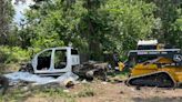 Vehicles found gutted in northwest Houston wooded lot