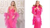 Every Barbie-inspired outfit Margot Robbie wore while promoting the "Golden Globe"-winning film